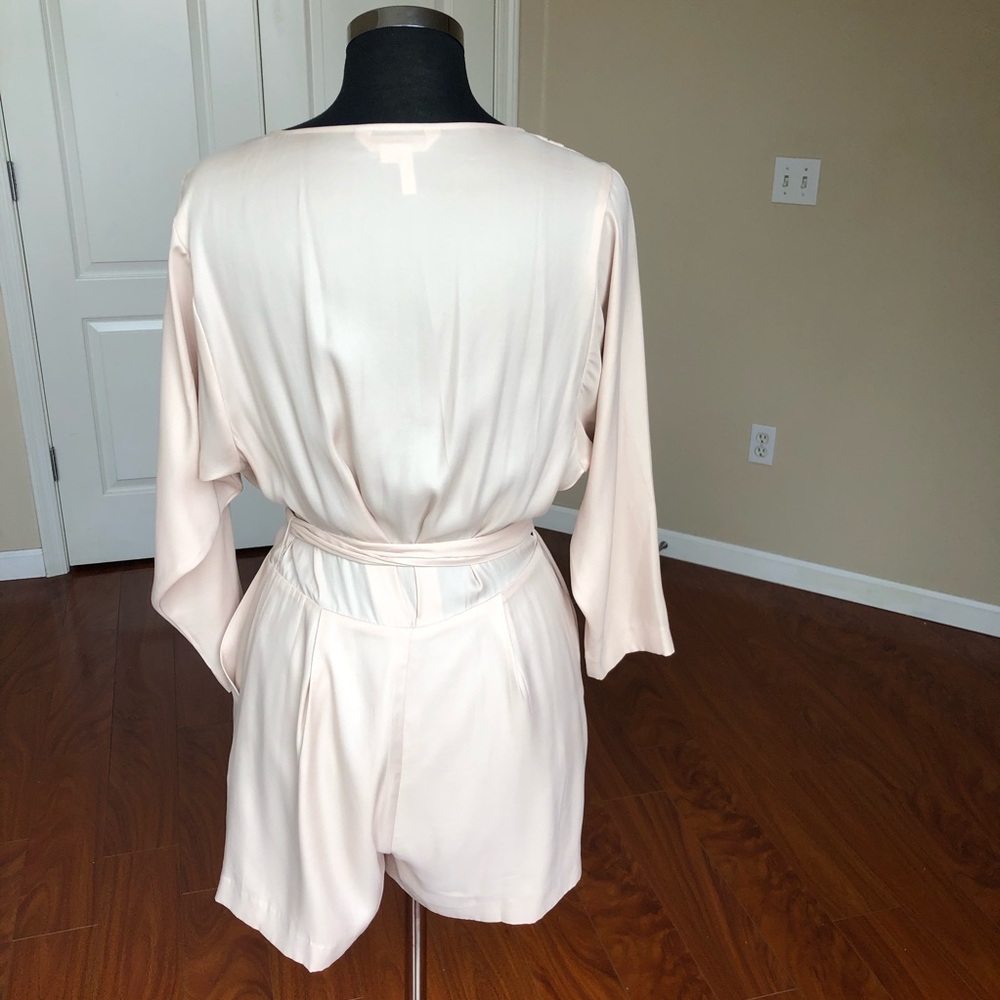 Bcbgeneration Wrap Romper In Cream - image 3